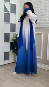 Blue Ombre Abaya