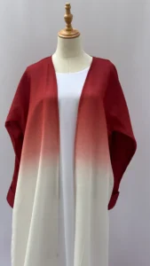 Red Ombre Abaya